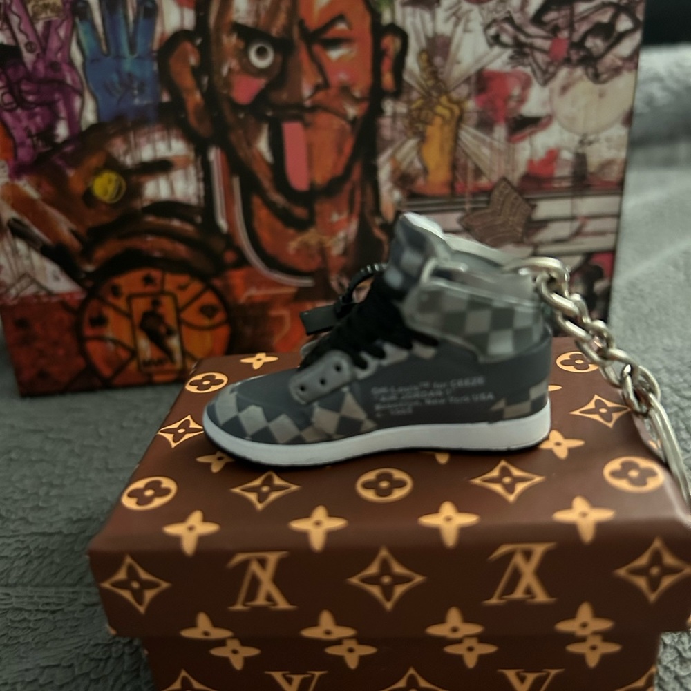 Louis Vuitton sneaker key chain